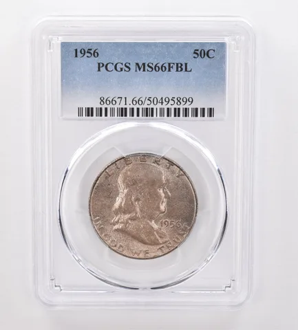1956 Franklin Half Dollar MS66 FBL PCGS Beautiful Tone *9970