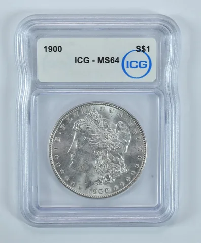 1900 Morgan Silver Dollar MS64 ICG