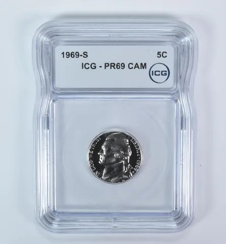 1969-S Jefferson Nickel PR69 CAM ICG