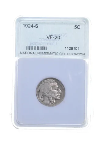 VF20 1924-S Indian Head Buffalo Nickel NNC NGC *5677