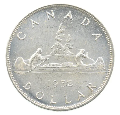 1952 Canada 1 Dollar Silver *4064