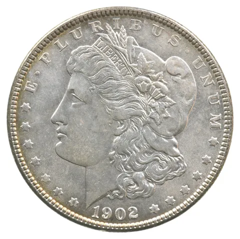 1902 Morgan Silver Dollar a4889
