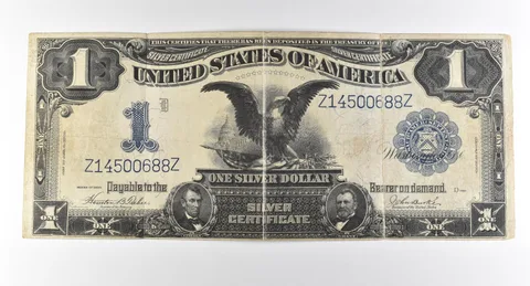1899 $1 Silver Certificate Large Note Blue Seal *2864