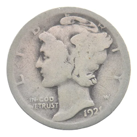 1921-D Mercury Dime *4511