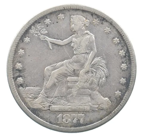 1877-S Seated Liberty Trade Dollar *9446