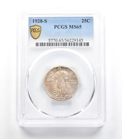 1928-S Standing Liberty Quarter MS65 PCGS *5578