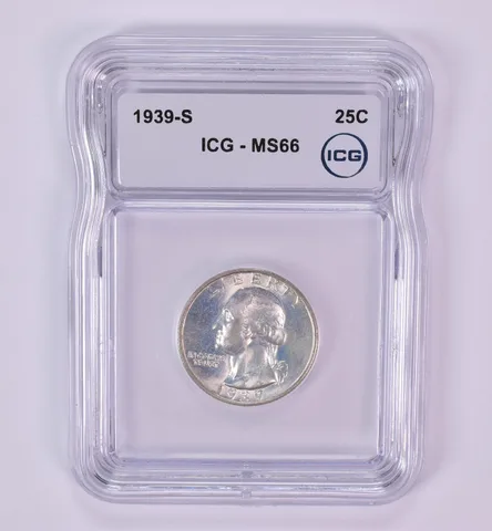 1939-S Washington Quarter MS66 ICG *1785