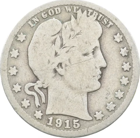 1915-S Barber Quarter a8943