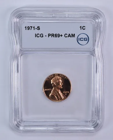 1971-S Lincoln Memorial Cent PR69+ CAM ICG