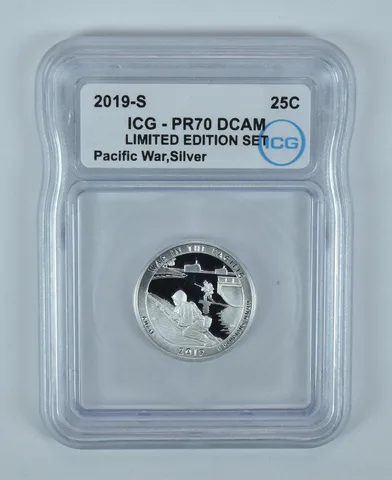 2019-S Washington Quarter ATB Pacific War Limited Edition PR70 DCAM ICG
