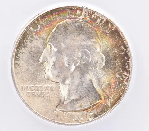 1946-D Washington Quarter MS66 ICG Beautiful Tone *2515