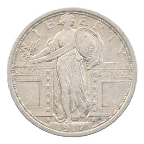 1917 Standing Liberty Quarter Type 1 *6135