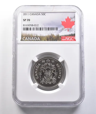 2011 Canada 50 Cents SP70 NGC *6906
