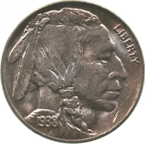 1938-D Indian Head Buffalo Nickel a9401