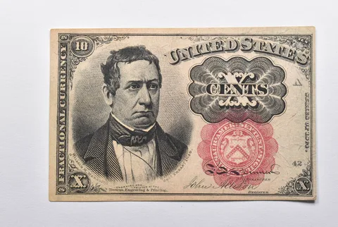 1874-A 10 Cents United States Fractional Currency *9552