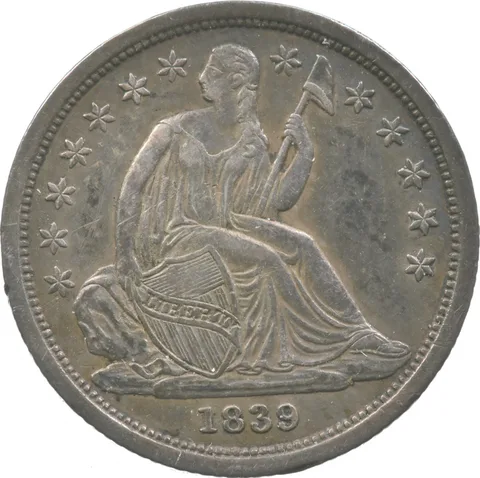 1839 Seated Liberty Dime *6902