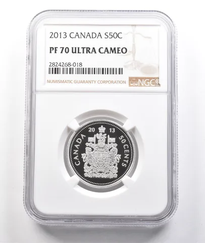 2013 Canada 50 Cents Silver PF70 UCAM NGC *3830