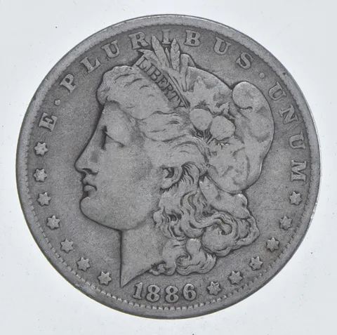 Early - 1886-O Morgan Silver Dollar - 90% US Coin *865