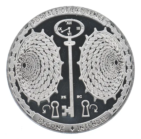 1 Oz Round Chautauqua Silver Works Portals Of Existence Bygone Intended *1679