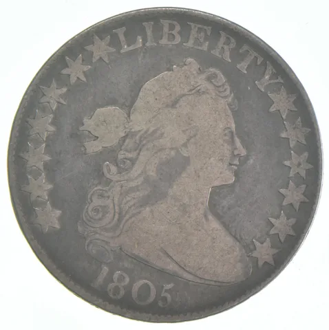 1805 Draped Bust Half Dollar R5 108 a1874
