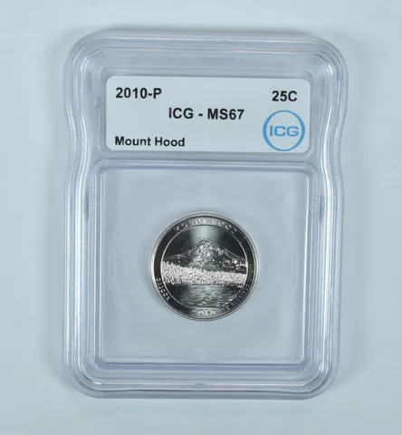 2010-P Washington Quarter ATB Mount Hood MS67 ICG