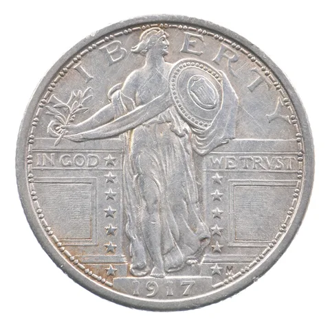 1917 Standing Liberty Quarter Type 1 a9080