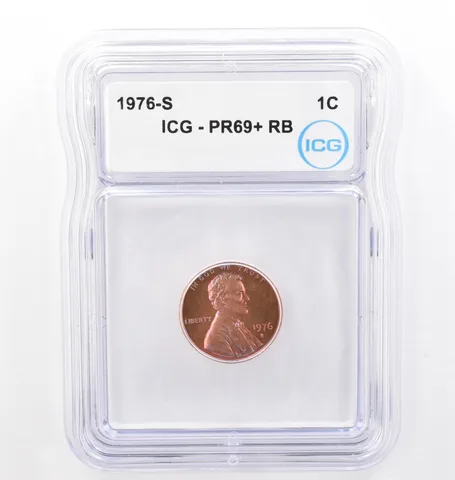 1976-S Lincoln Memorial Cent PR69+ RB ICG Beautiful Tone a7736