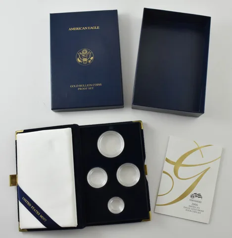 OGP 2006 Gold Eagle Proof Set 4-Coin BOX & COA - NO COINS