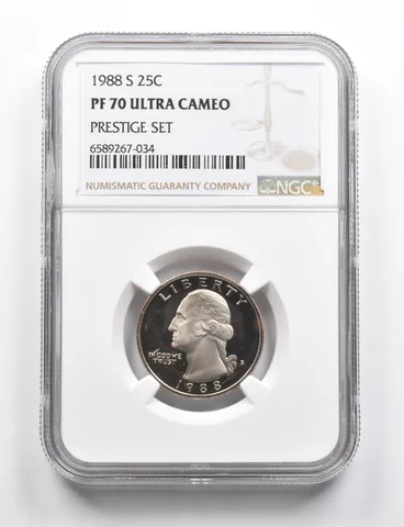 PF70 UCAM 1988-S Washington Quarter Prestige Set NGC RARE PEDIGREE a9763