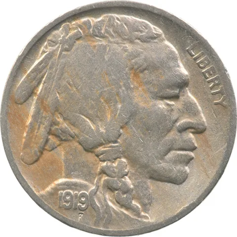 1919-D Indian Head Buffalo Nickel a1469