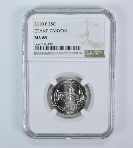 2010-P Washington Quarter ATB Grand Canyon MS68 NGC