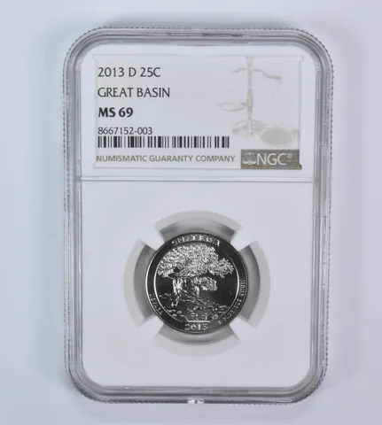 2013-D Washington Quarter ATB Great Basin MS69 NGC