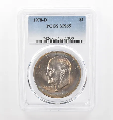 1978-D Eisenhower $1 MS65 PCGS Beautiful Tone *2214