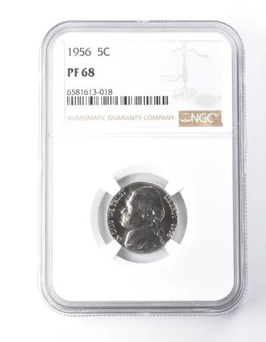 PF68 1956 Jefferson Nickel NGC *9853