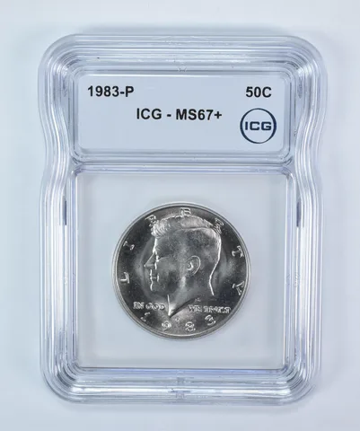 1983-P Kennedy Half Dollar MS67+ ICG