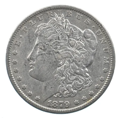 Early - 1879-S Morgan Silver Dollar - 90% US Coin *018