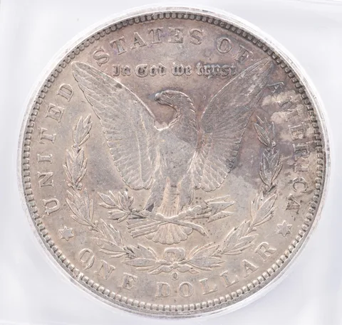 1893-O Morgan Silver Dollar EF40 ICG Beautiful Tone *2161