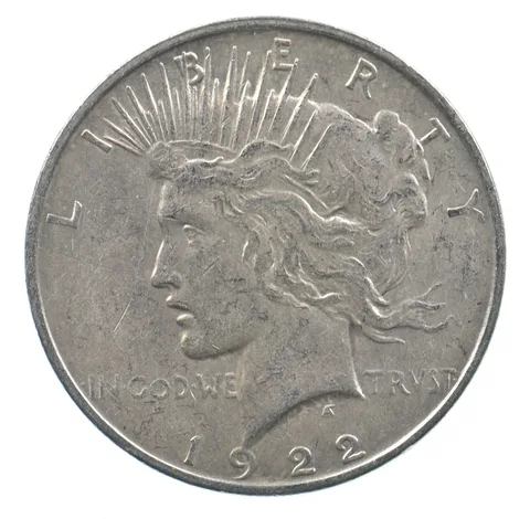 Early - 1922-D Peace Silver Dollar - 90% US Coin *479