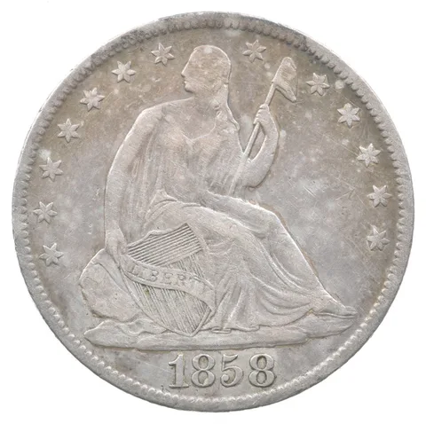 1858-O Seated Liberty Half Dollar *6757