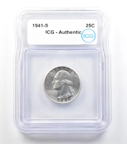 1941-S Washington Quarter Authentic ICG *3414