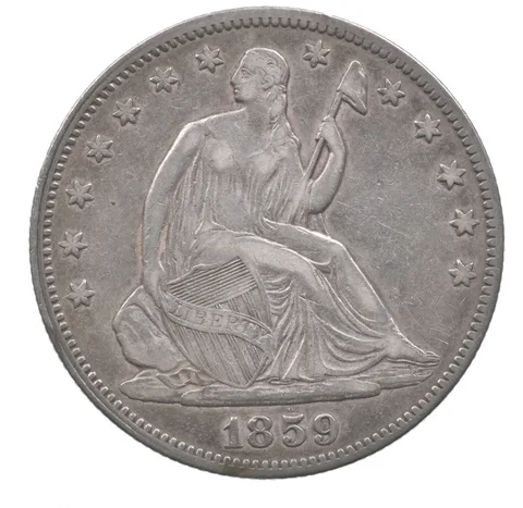 1859 Seated Liberty Half Dollar *4632
