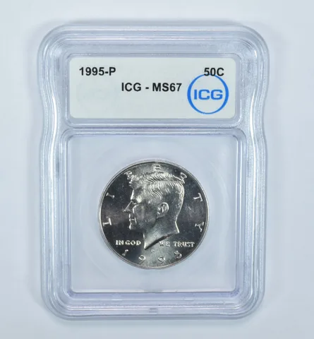 1995-P Kennedy Half Dollar MS67 ICG