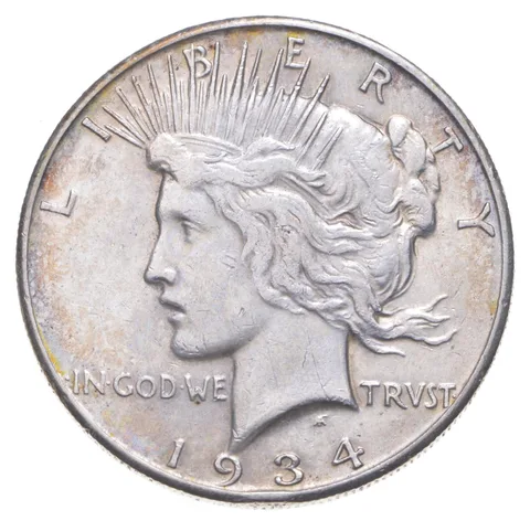 1934-S Peace Silver Dollar *3373
