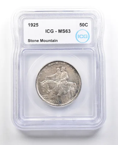 1925 Stone Mountain Commemorative Half Dollar MS63 ICG *4417