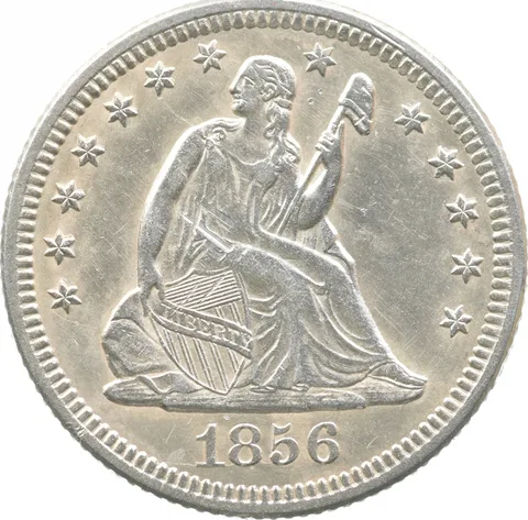 1856-O Seated Liberty Quarter *8927