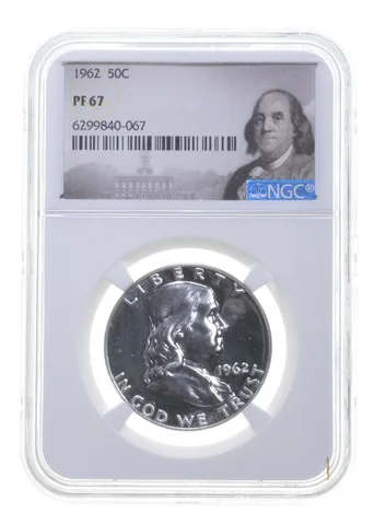 1962 Franklin Half Dollar PF67 NGC Special Label
