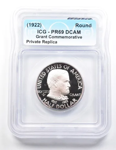 1922 Grant Half Dollar PR69 ICG Museum Gallery Strike *1290