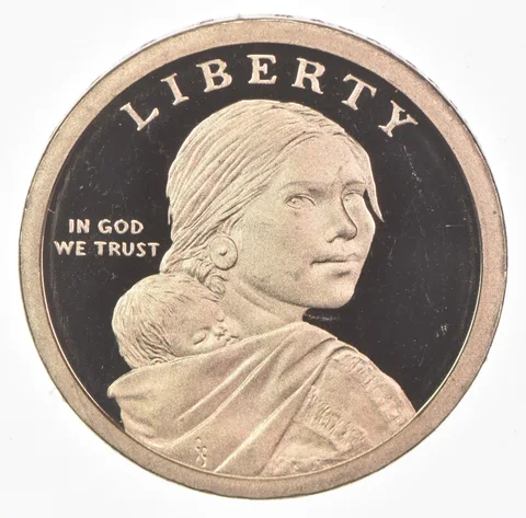 2013-S Sacagawea $1 Proof Treaty With The Delawares Gold Dollar