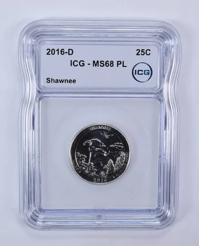 2016-D Washington Quarter ATB Shawnee MS68 PL ICG