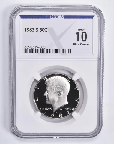 1982-S Kennedy Half Dollar 50c Proof 10 NGC X